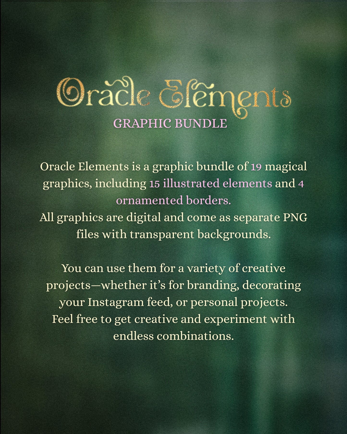 Oracle Elements - Graphic Bundle